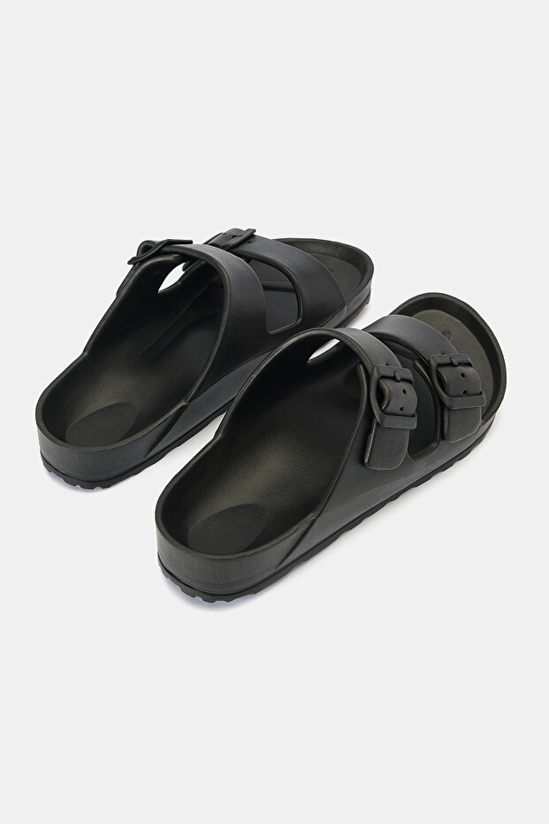 Papuci Plassy Black - 4