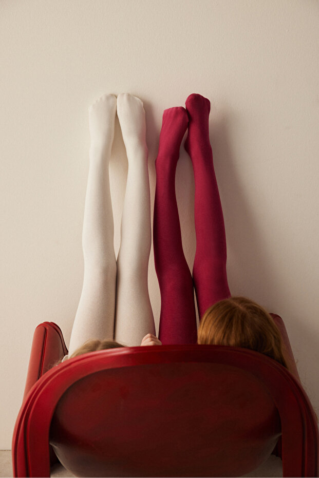 Kız Çocuk Pretty Basic 2li Külotlu Çorap - 1