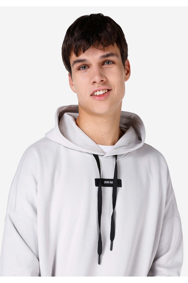 Regular Fit Erkek Taş Sweatshirt - 4