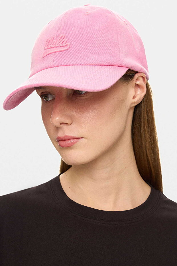 Ucla FORTUNO Pembe Baseball Cap Nakışlı - Unisex Şapka