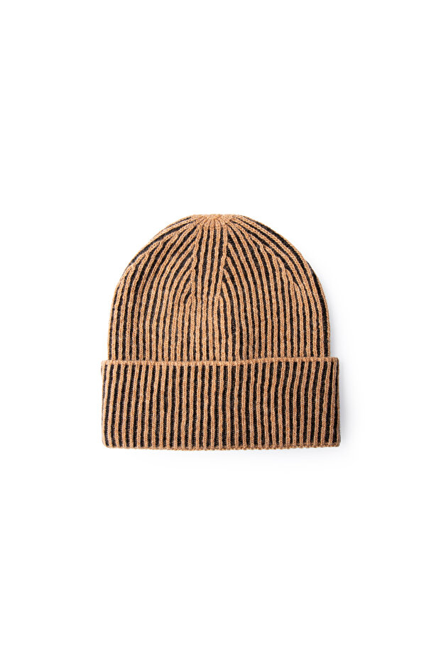 Woolen Patterned Scarf & Beanie & Gloves Set - 3