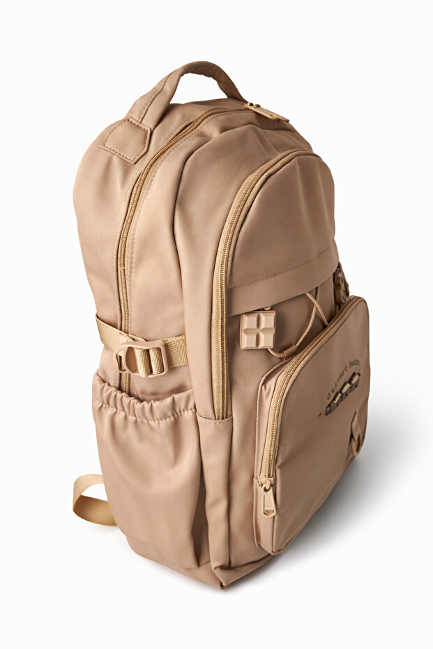 Stone 2 Compartment Pocket School Backpack - 2