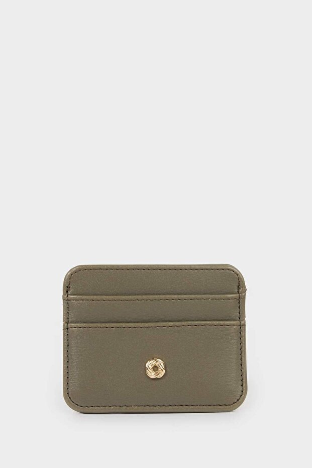 Women's Faux Leather Card Holder H2789Axns