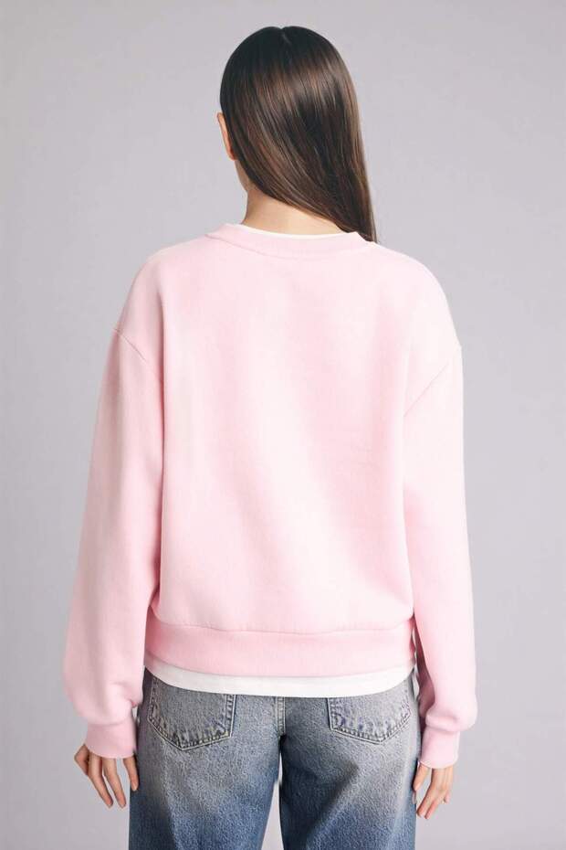 Relax Fit Basic Sweatshirt H2149AX25WN - 5