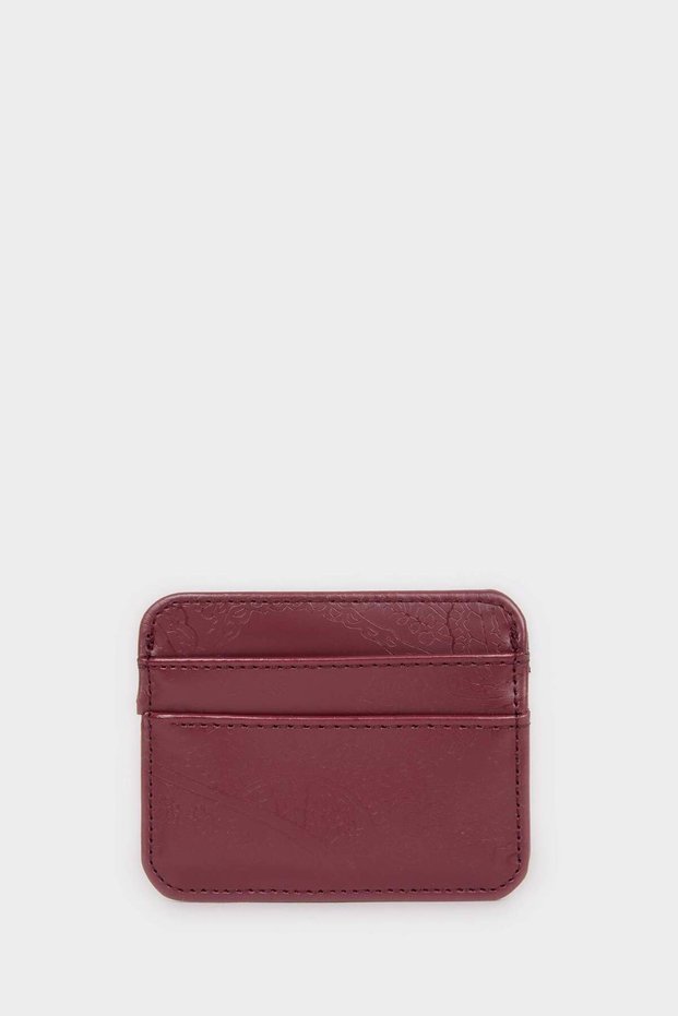 Women's Faux Leather Card Holder H2787Axns