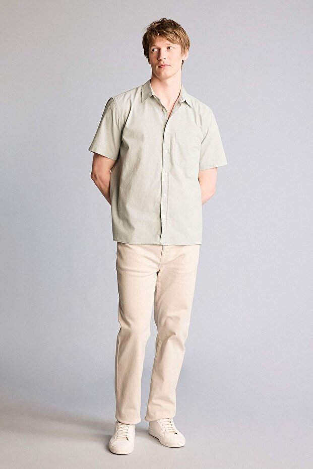 قميص أساسي مصنوع من القطن بنسبة 100% D7551AX26SP - 2