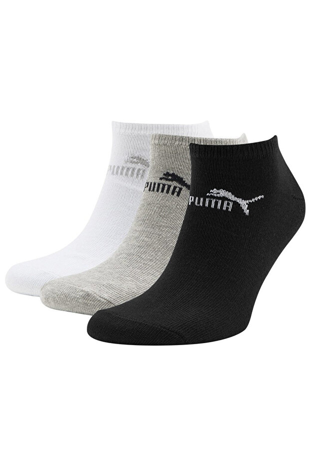Sneaker-V 3P Unisex Çok Renkli Günlük Stil Çorap 88749704 - 1