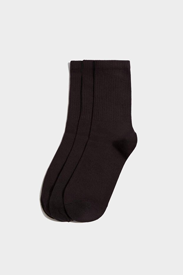 Erkek 3lü Bambu Çorap H1069AXNS - 1