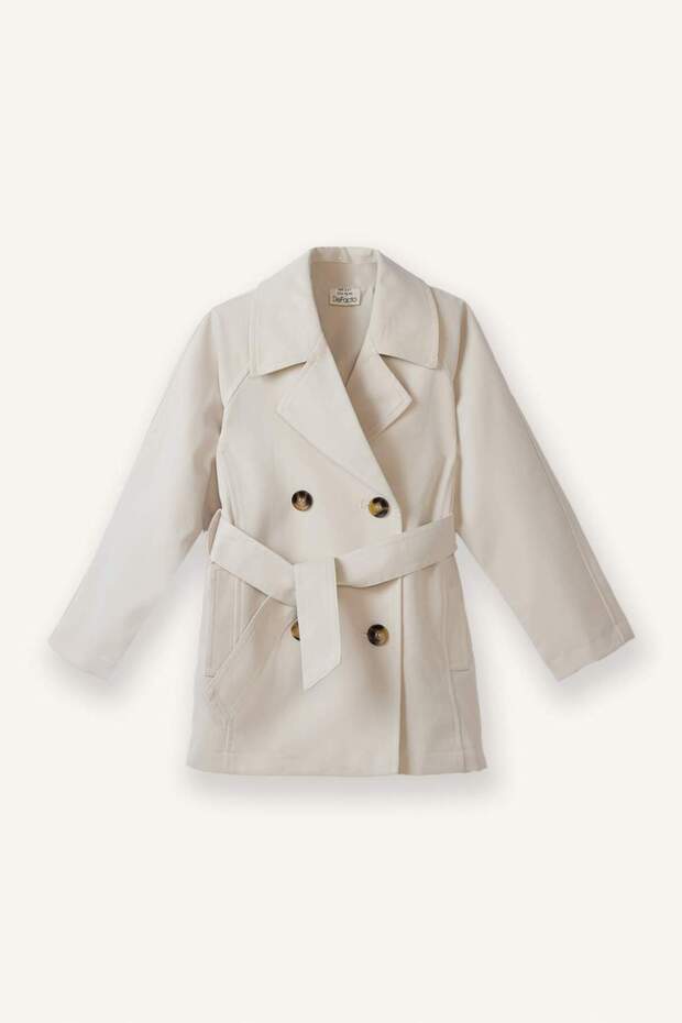 Water Repellent Regular Fit Trench Coat Baby Girl G6077A526Sp