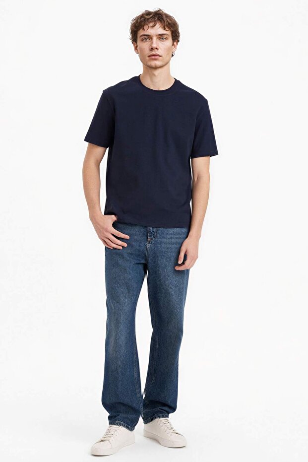 REGULAR FIT %100 Pamuk Basic Tişört E7961AX26SP - 2