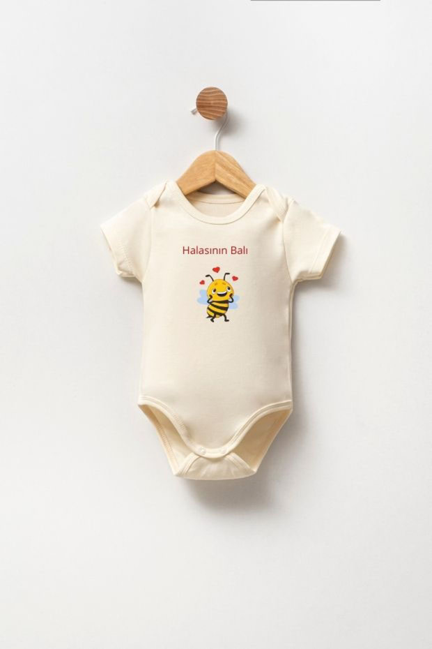 100% Cotton Baby Bodysuit - Aunt's Honey - Baby Bodysuit Badi