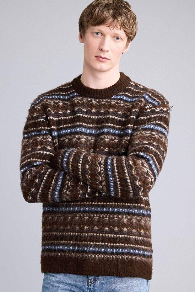 Standard-Fit Strickpullover G9639AX25CW