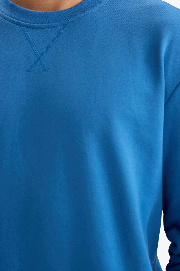 %100 Pamuk Basic Sweatshirt E8339AX26SP - 4