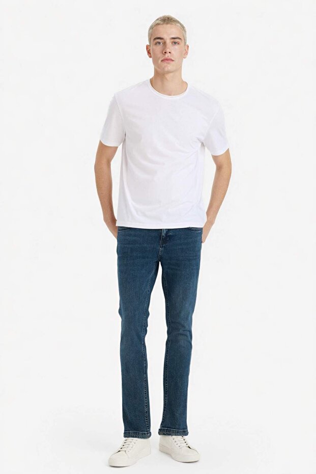 Pedro Slim Fit Normal Waist Narrow Leg Jean Trousers F9777Ax26Sp