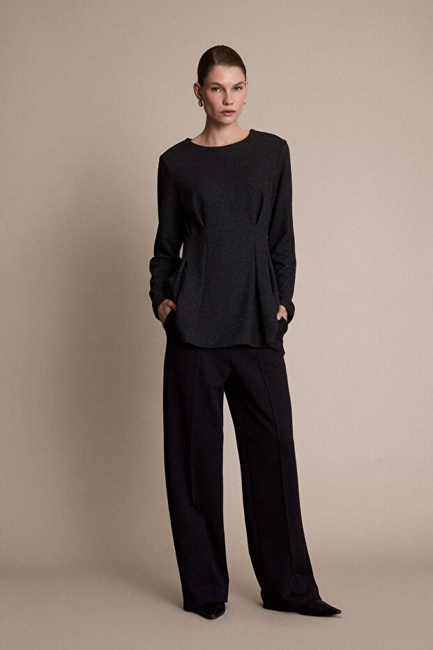 Wide Leg Wide Loose-Fit Pants F3687Ax25Wn