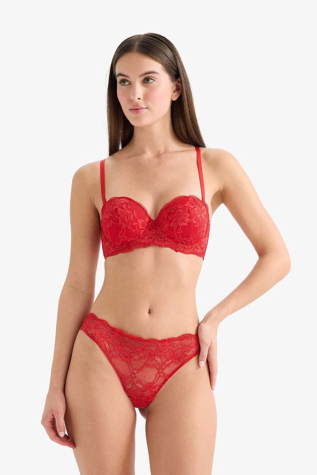 Lace Detailed Brazilian Panties G1184Ax25Wn