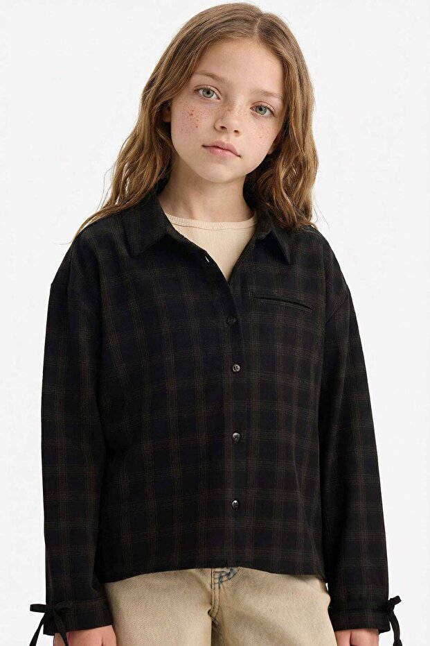 Checkered Long Sleeve Shirt Girl Child G5227A825Au