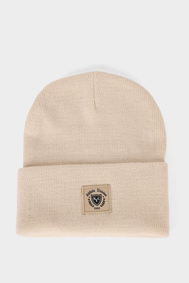 Men's Woven Label Knitwear Beanie F4130Ax25Wn