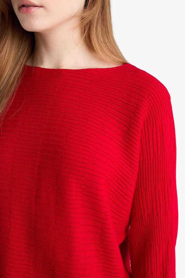 Strickpullover mit U-Boot-Ausschnitt D7670AX25WN - 5