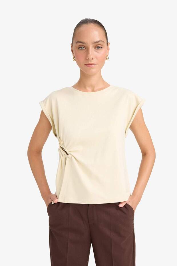100% Cotton Crew Neck T-Shirt F9873Ax25Au