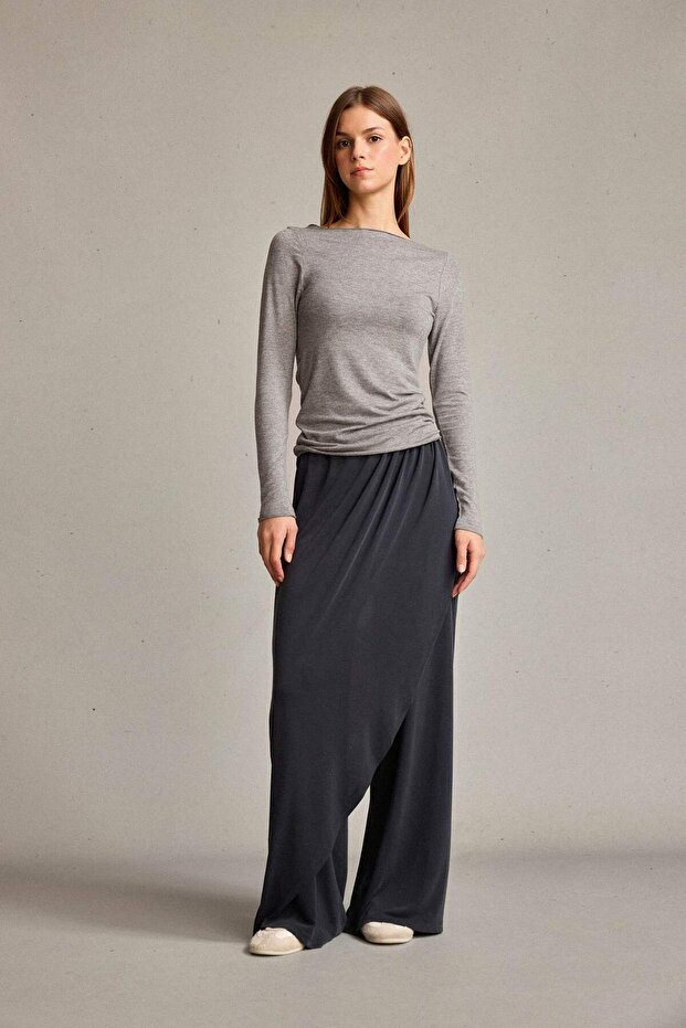 Relax Fit Normal Waist Straight Leg Modal Pants G1338Ax25Sm