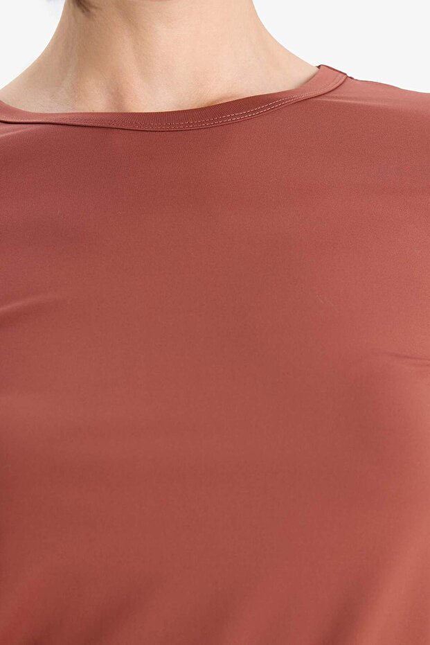 Slım Fıt Basıc Tişört D3756AX25AU - 5