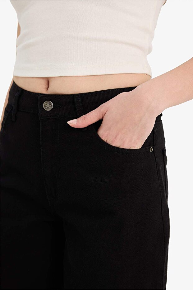 100% pamuk, široke nogavice, normalan struk, gabardin pantalone E4381AX25AU - 4