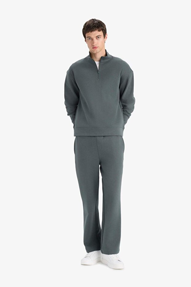 Wide Leg Beli Lace-Up Wide Leg Loose Sweatpants E9432Ax25Au