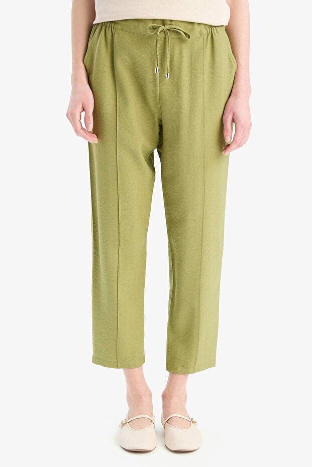 Elastische Taille mit Schnürung, Basic-Jogginghose D2573AX25SP - 4