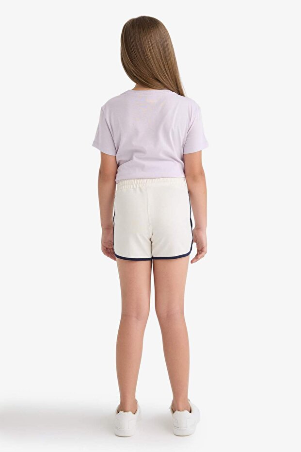 Beli Lastikli Basic Şort Kız Çocuk B5164A825HS - 4