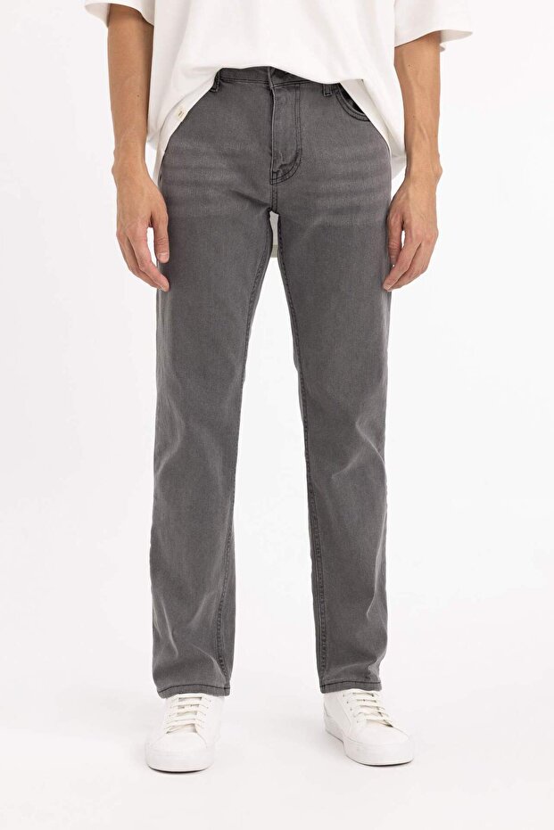 Sergio Regular Fit Normal Waist Tubular Leg Jean Trousers B8550Axns