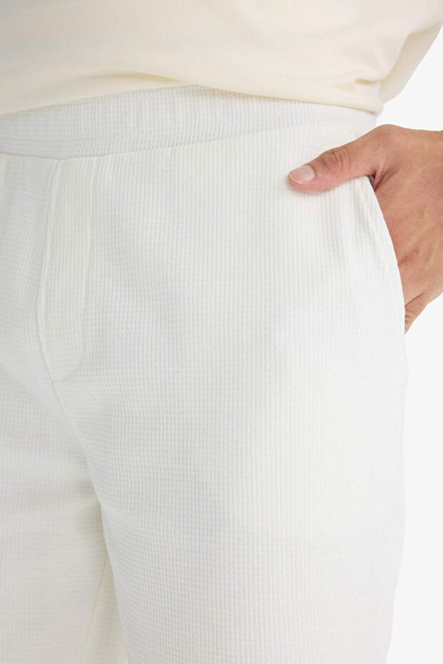 Regular Fit Dokulu Waffle Şort E2591AX25SM - 5