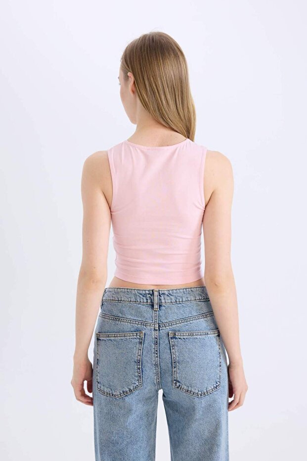 Fıtted Basıc Halter Yaka Atlet D9560AX25SM - 5