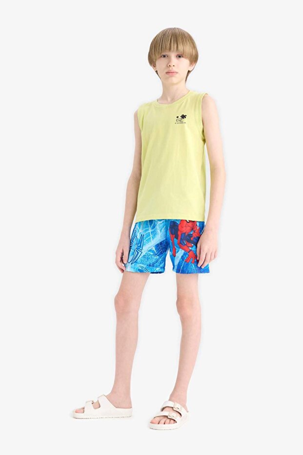 Marvel Spiderman Deniz Şortu Erkek Çocuk E5443A825HS - 1