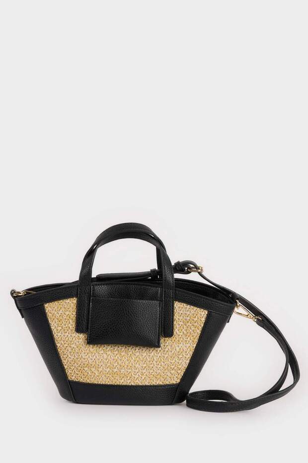 Women's Straw Shoulder Bag E1402Axns