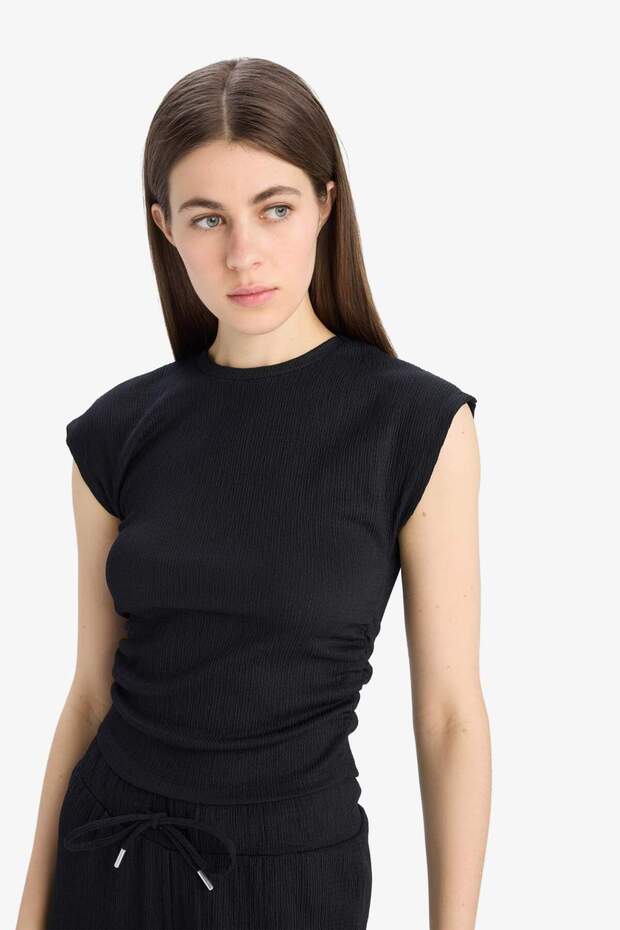 Tricou Slim Fit Basic E3398AX25SP - 3