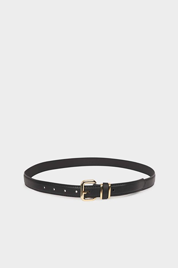 Women's Faux Leather Jean Belt E7922Axns