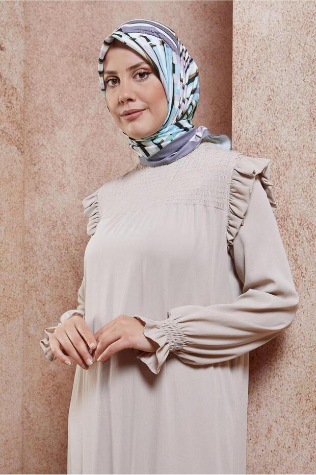 ALVINA 8425 موديل وشاح - نمط عصا