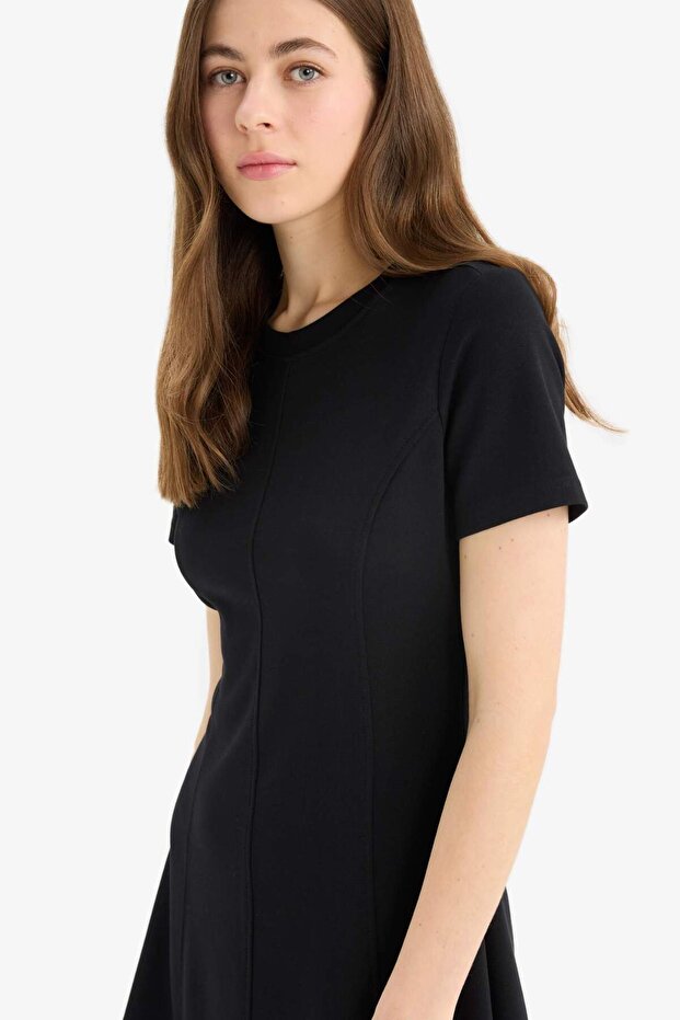 Basıc Mini Elbise E8382AX25SP - 4