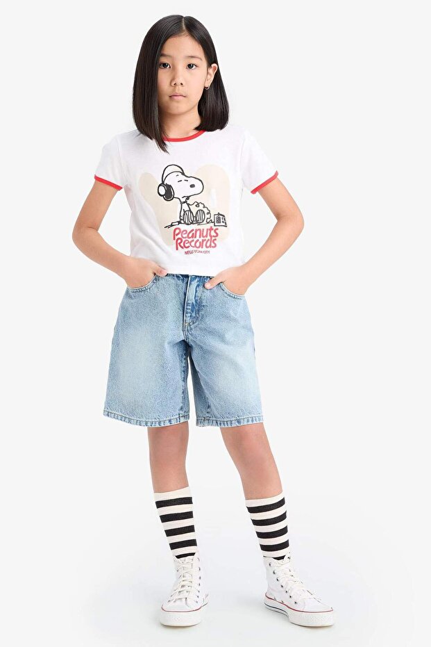 Jean Şort Kız Çocuk E1764A825HS - 1