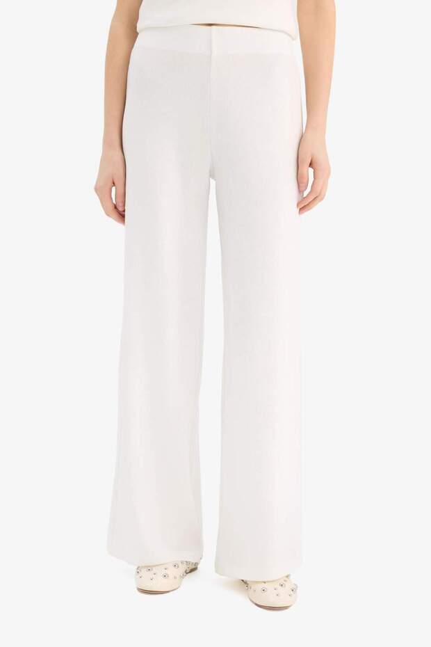 Wide Leg Basıc Pike Pantolon E5784AX25SP - 7