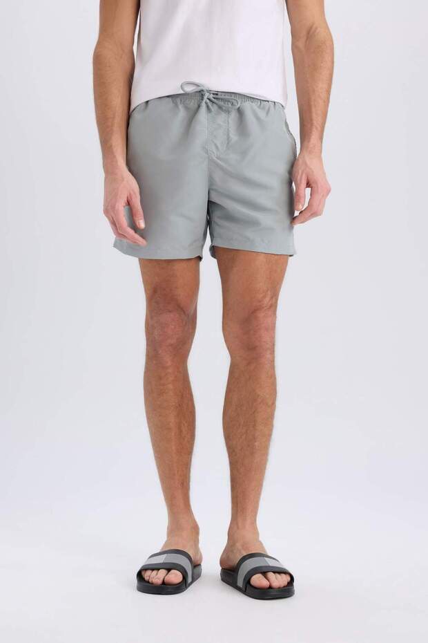 File Astarlı Kısa Boy Deniz Şortu E1032AX25HS - 4