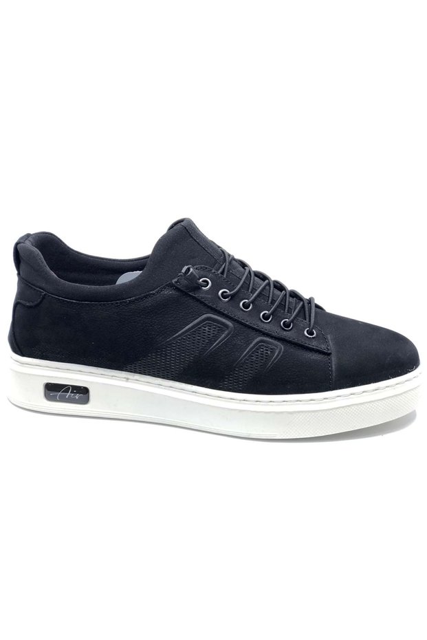 Dropland 9360 Genuine Leather Men's Casual Shoes Black-Nubuk