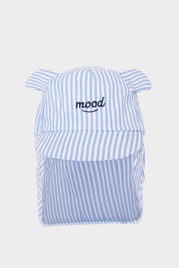 Baby Boy Embroidered Neck Protected Cotton Cap Hat D8382A525Sm