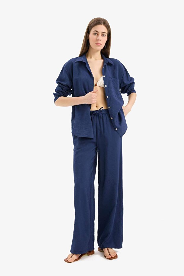 Regular Fit Plaj Gömleği E1167AX25SM - 2