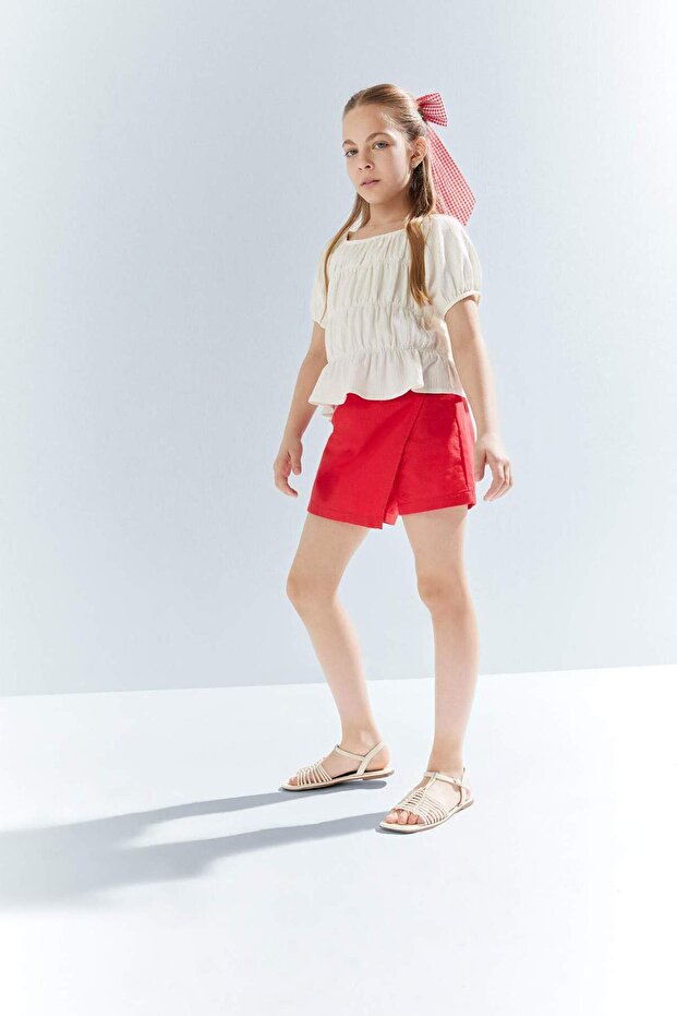 100% Cotton Shorts Skirt for Girls E6498A825Hs