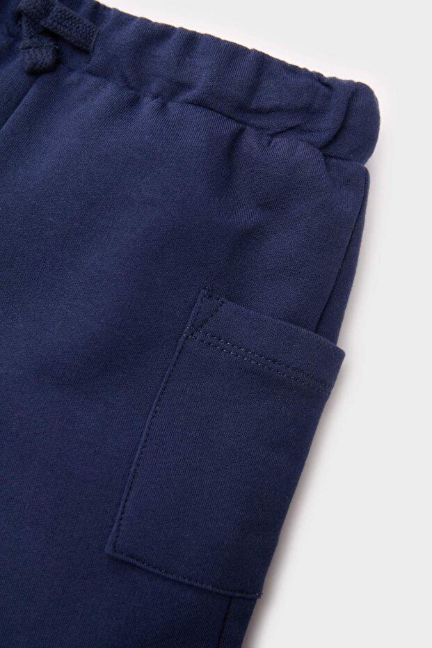 Beli Lastikli Basic Düz Şort Erkek Bebek E4907A525SM - 2