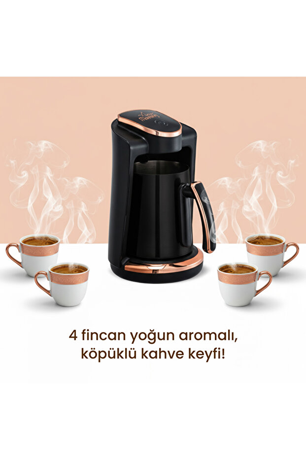 Lı23201s Türkische Kaffeemaschine mit Stahl-Kaffeekanne - 5