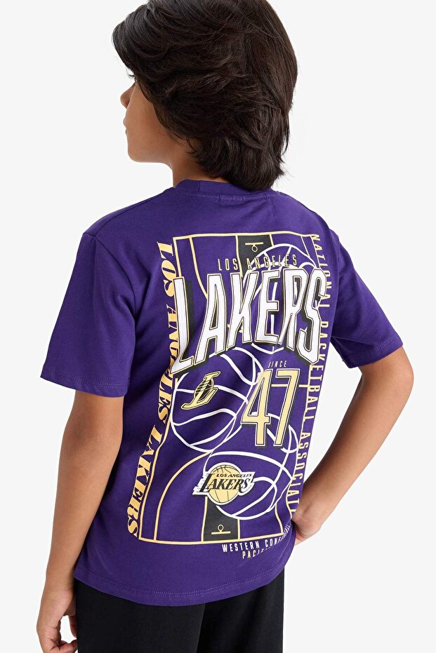 Nba Los Angeles Lakers Short Sleeve T-Shirt Boys D9544A825Sm