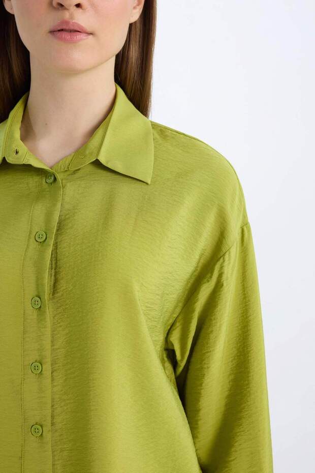 Relax Fit Basıc Gömlek Tunik D7346AX25SP - 5